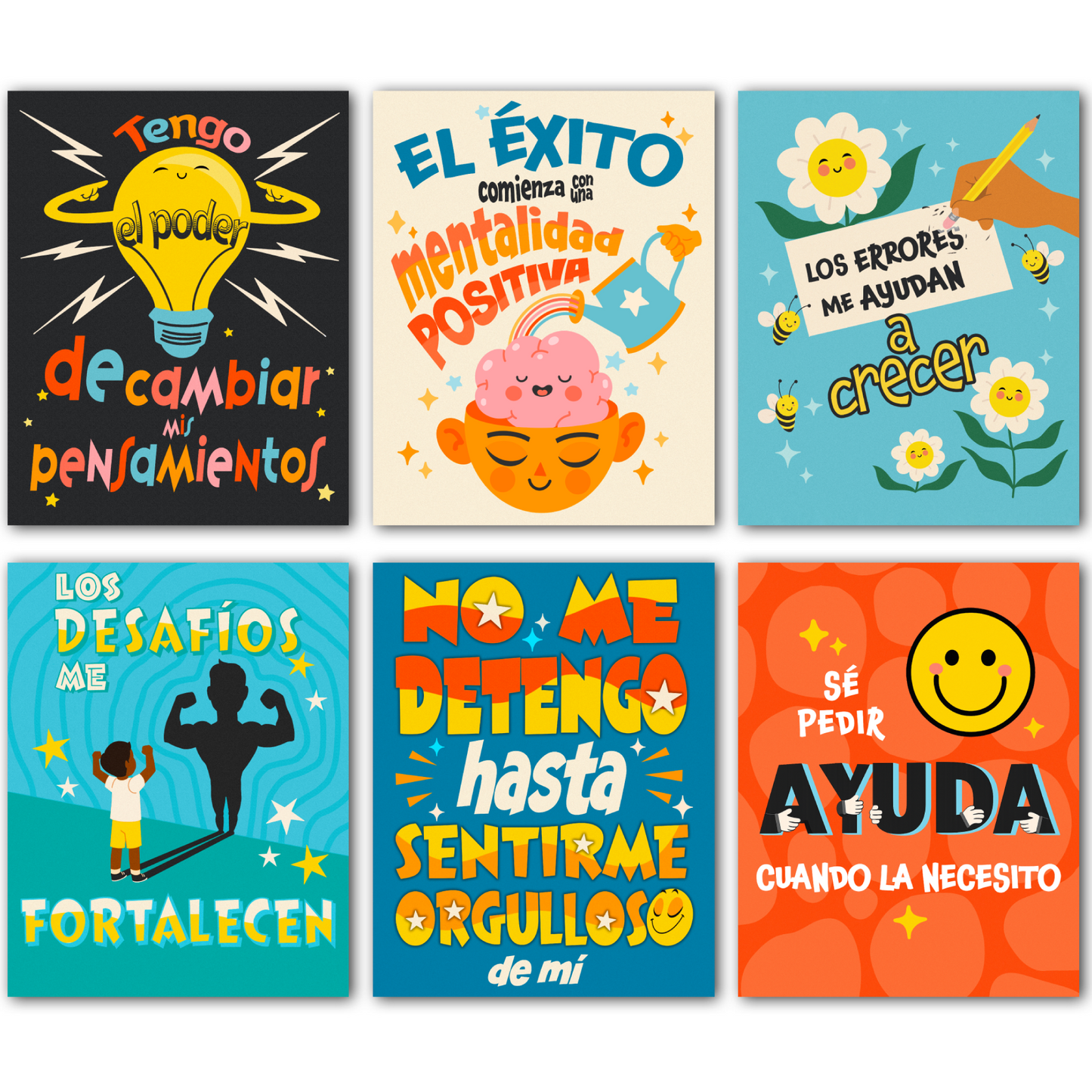 Mentalidad de Crecimiento Juego de 6pc HoneyKick