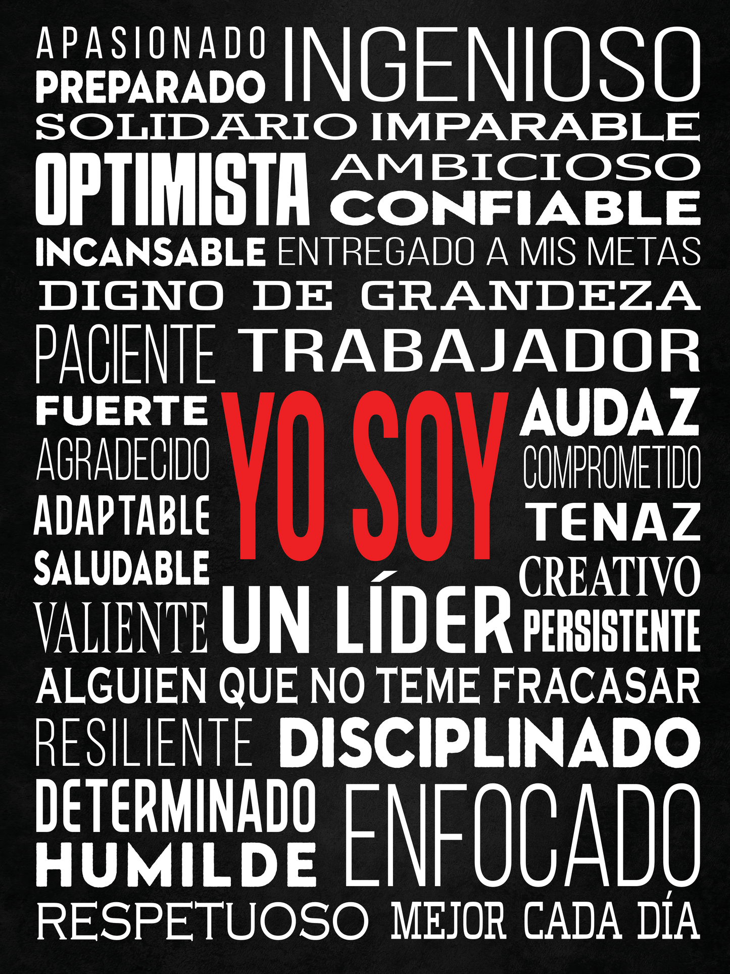 Yo Soy - 12 x 16 Poster