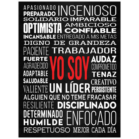 Yo Soy - 12 x 16 Poster HoneyKick