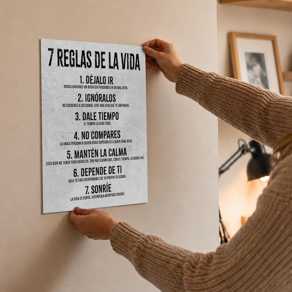 7 Reglas de la Vida - 11 x 14 Poster