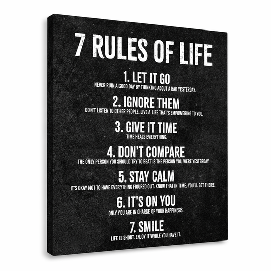 7 Rules of Life HoneyKick