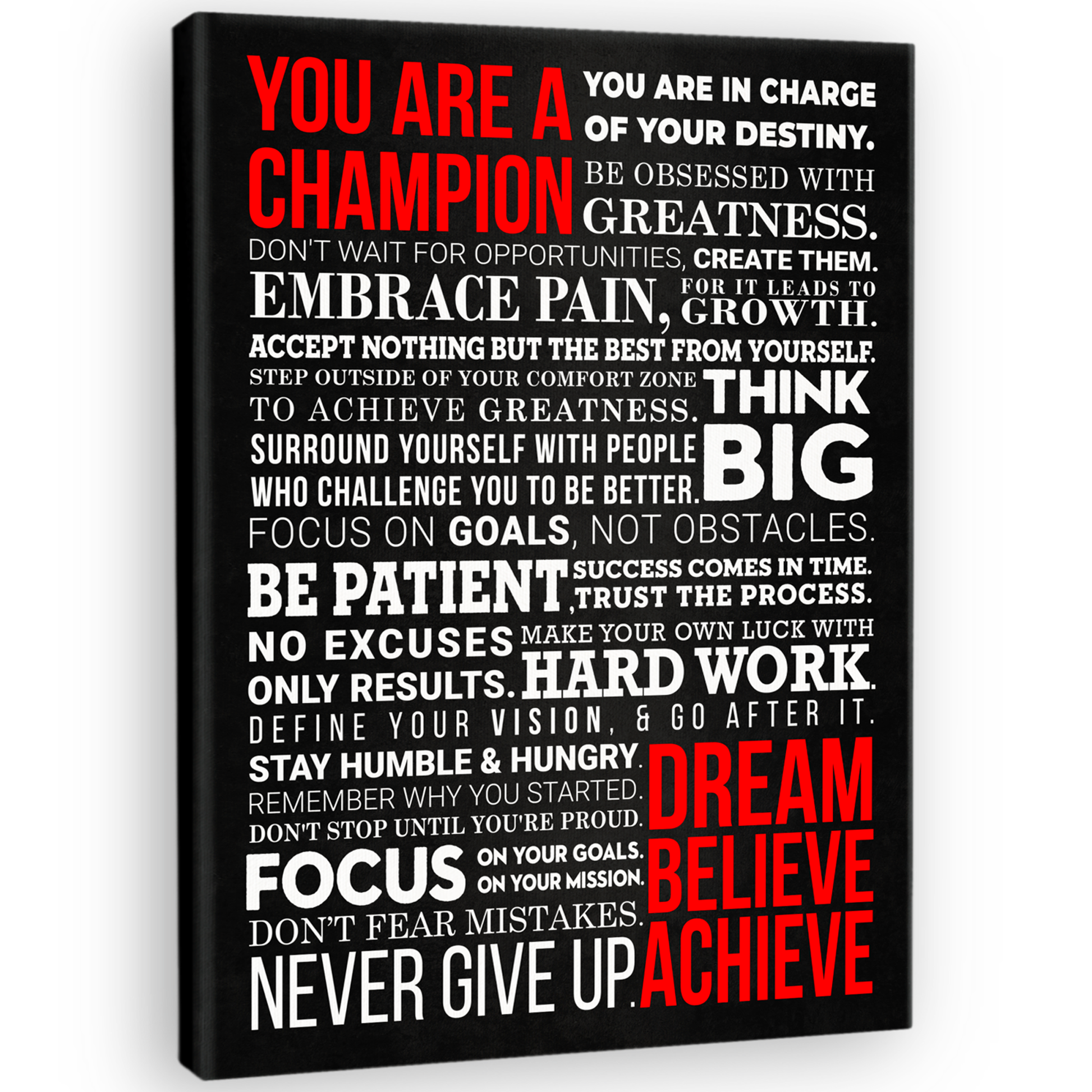 A Champion's Mantra HoneyKick