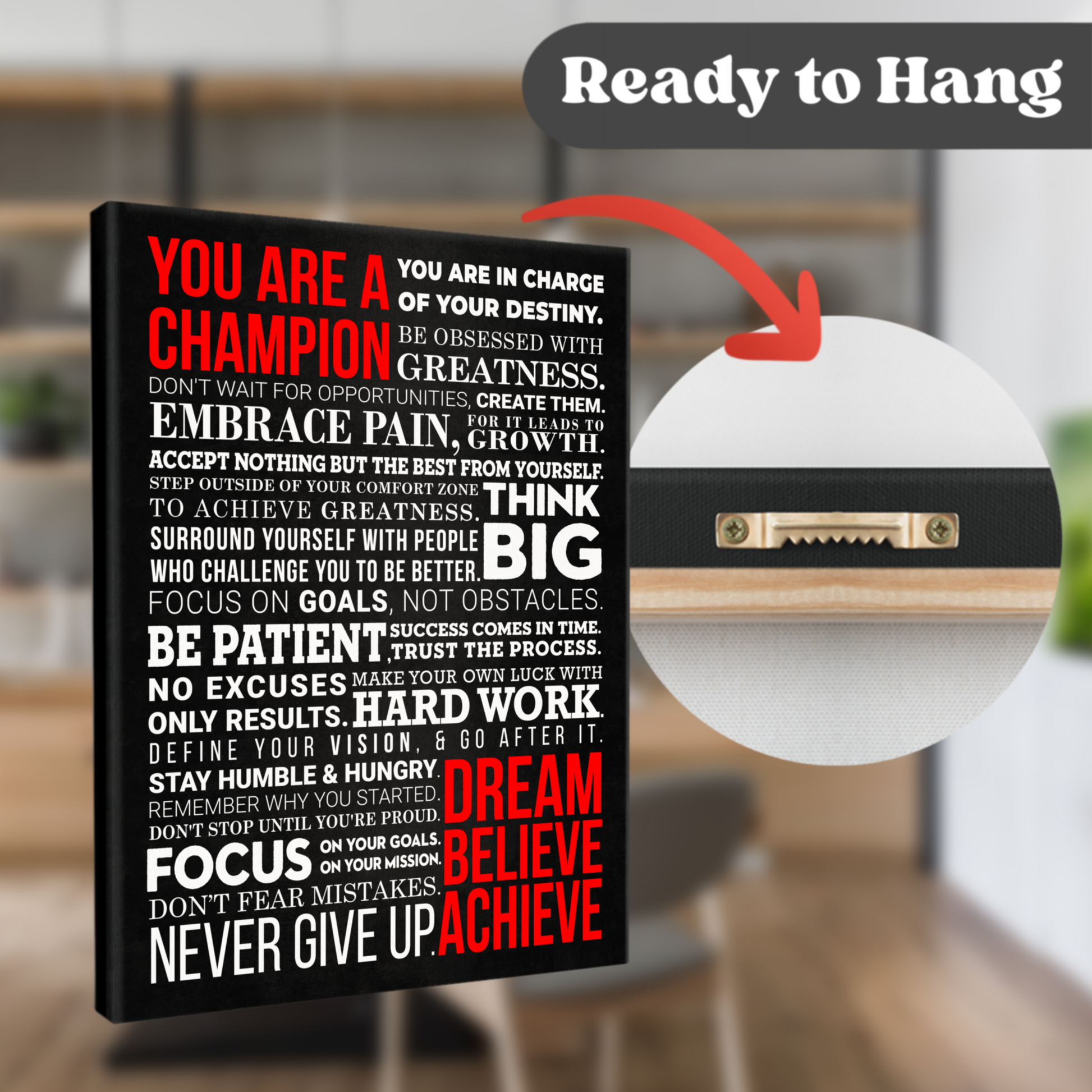 A Champion's Mantra HoneyKick