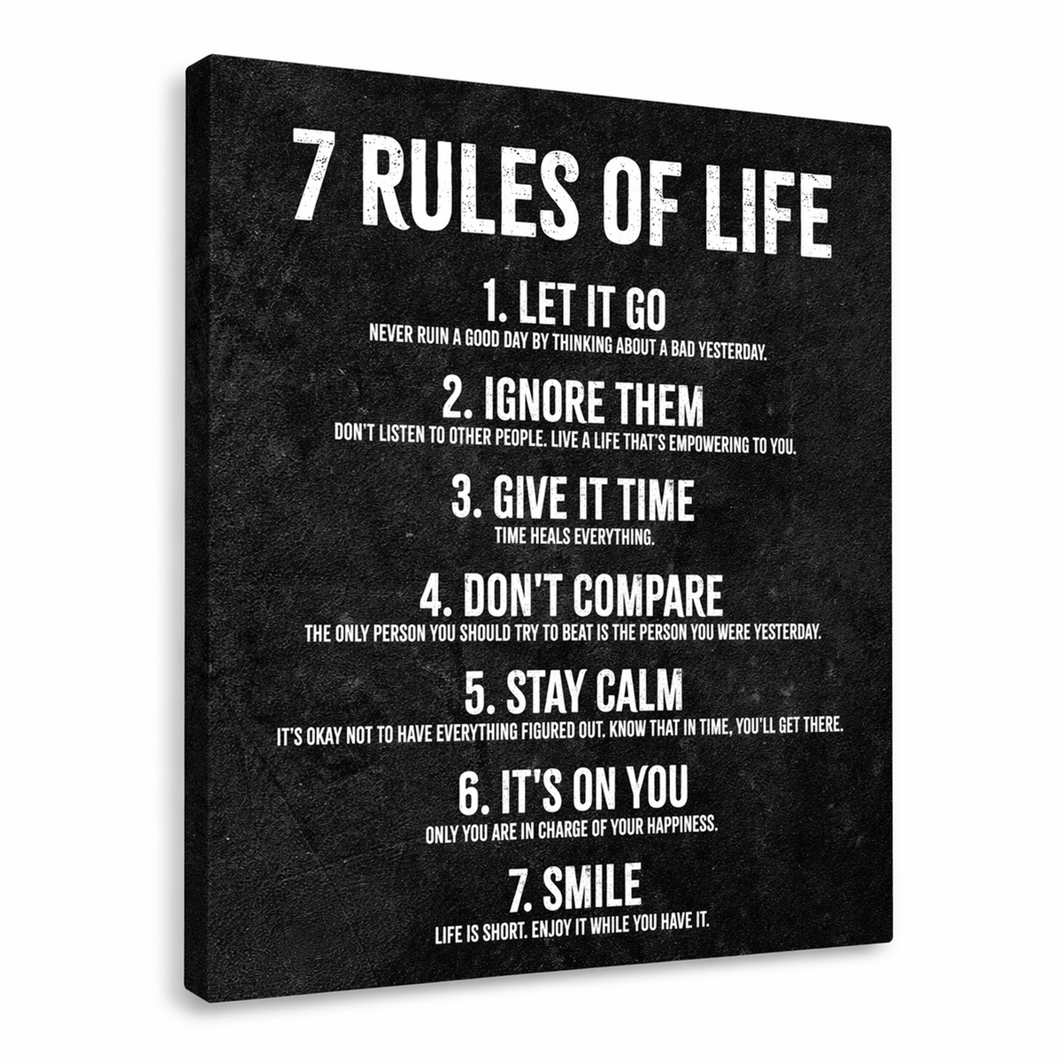7 reglas de vida