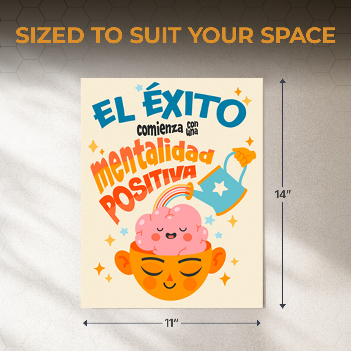 Mentalidad de Crecimiento (Growth Mindset) Classroom Poster 6 Piece - 11x14