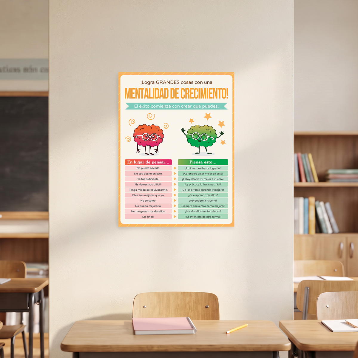 Growth Mindset - 12 x 16 Poster