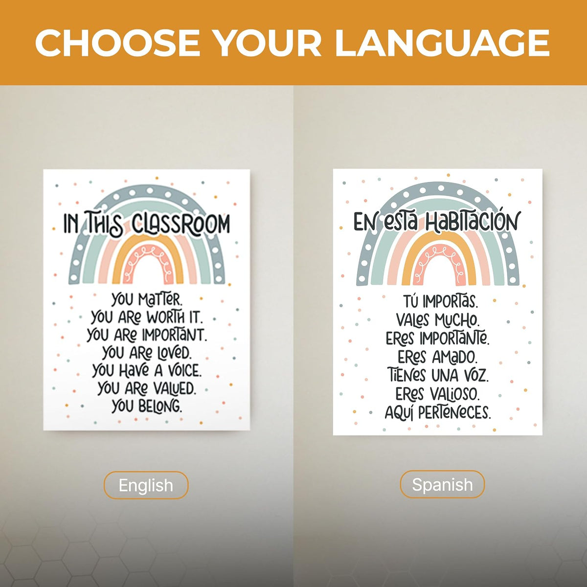 In This Classroom Poster - 11 x 14