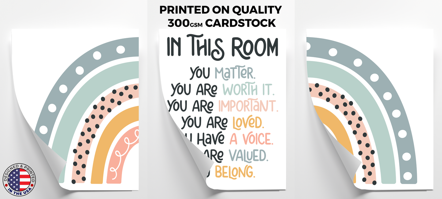 In This Classroom 3pc Poster Bundle - 11 x 14
