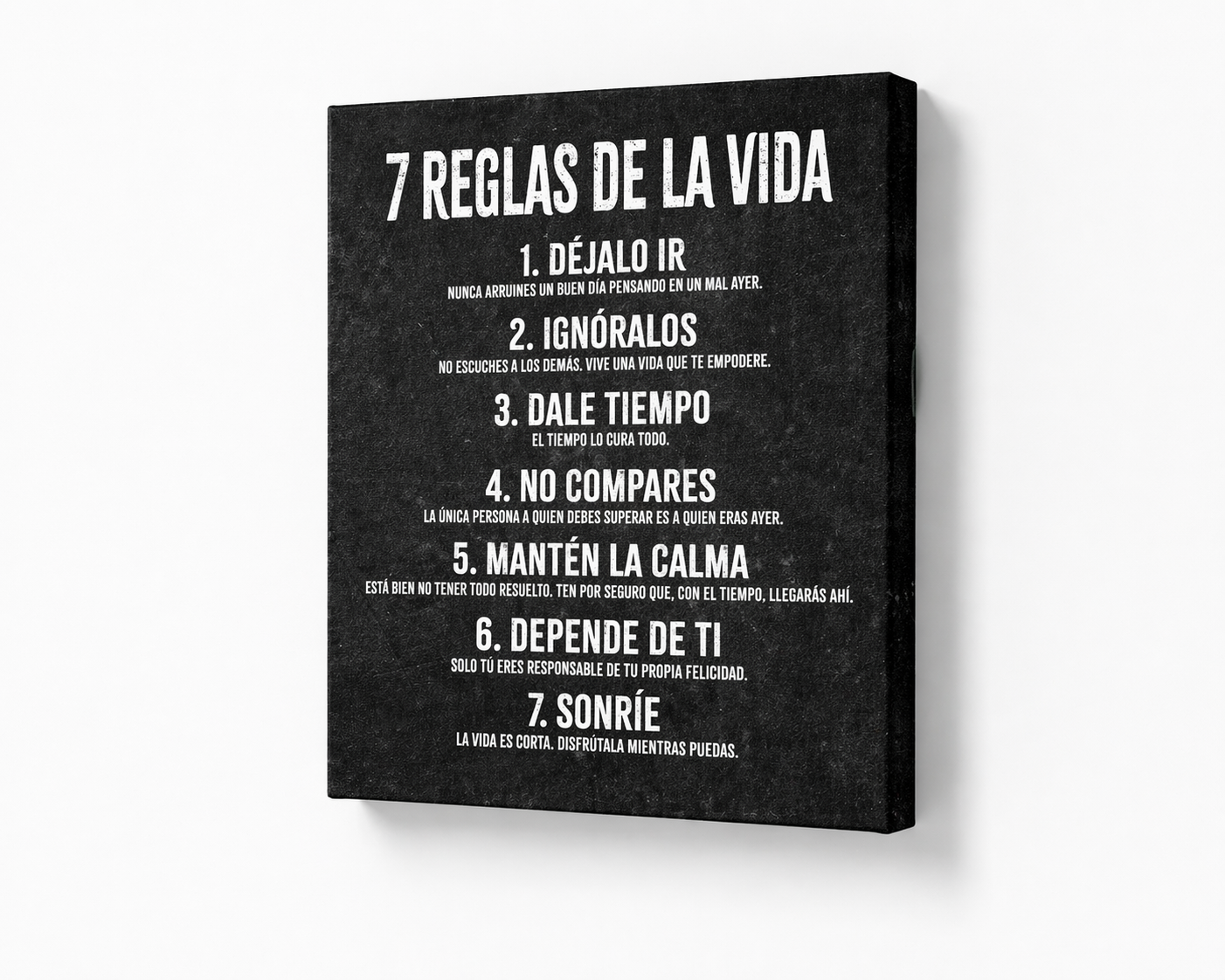 7 reglas de la vida