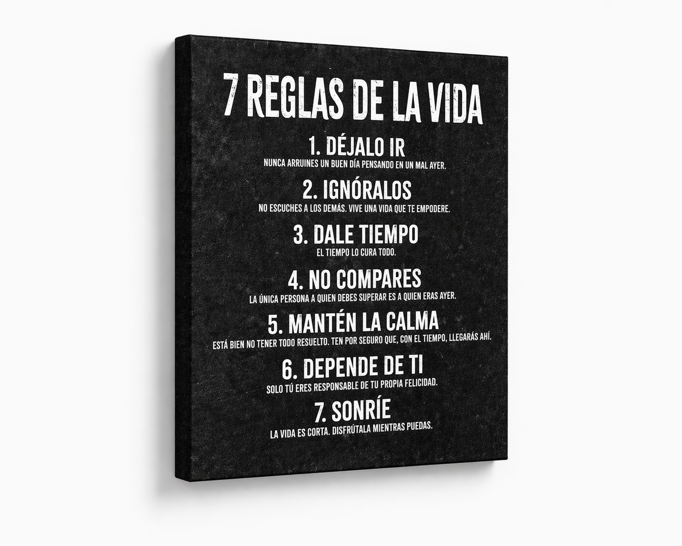 7 reglas de la vida