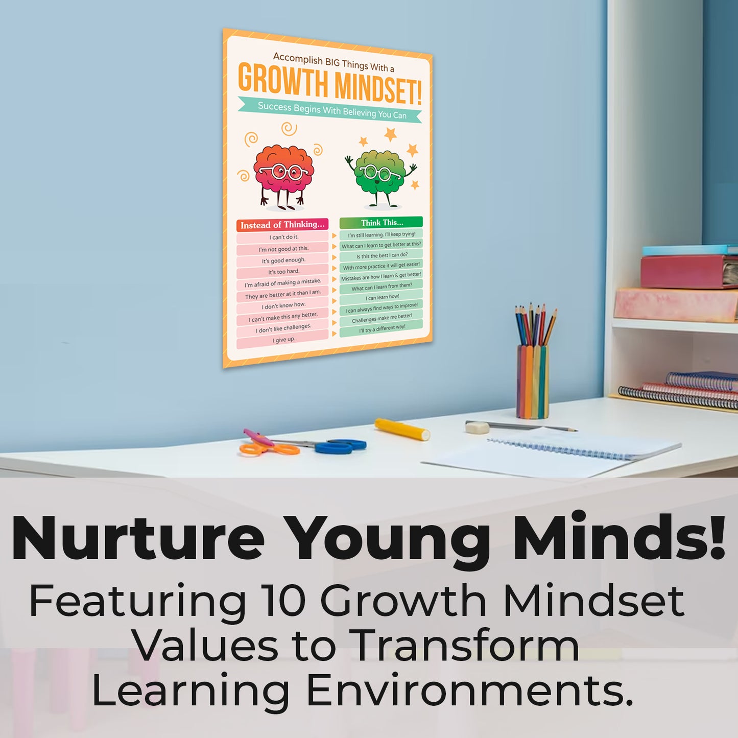 Growth Mindset Poster HoneyKick 