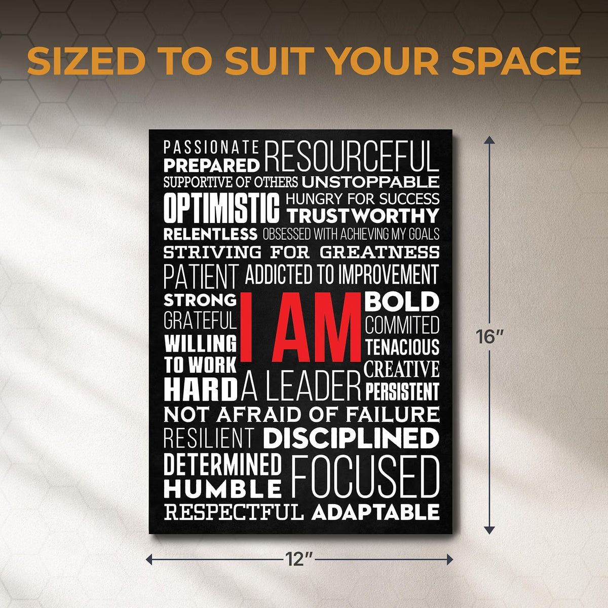 I Am - 12 x 16 Poster
