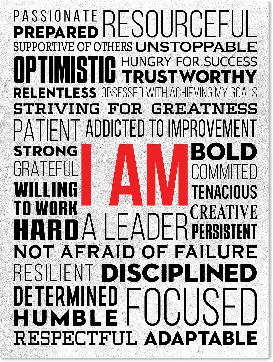 I Am - 12 x 16 Poster