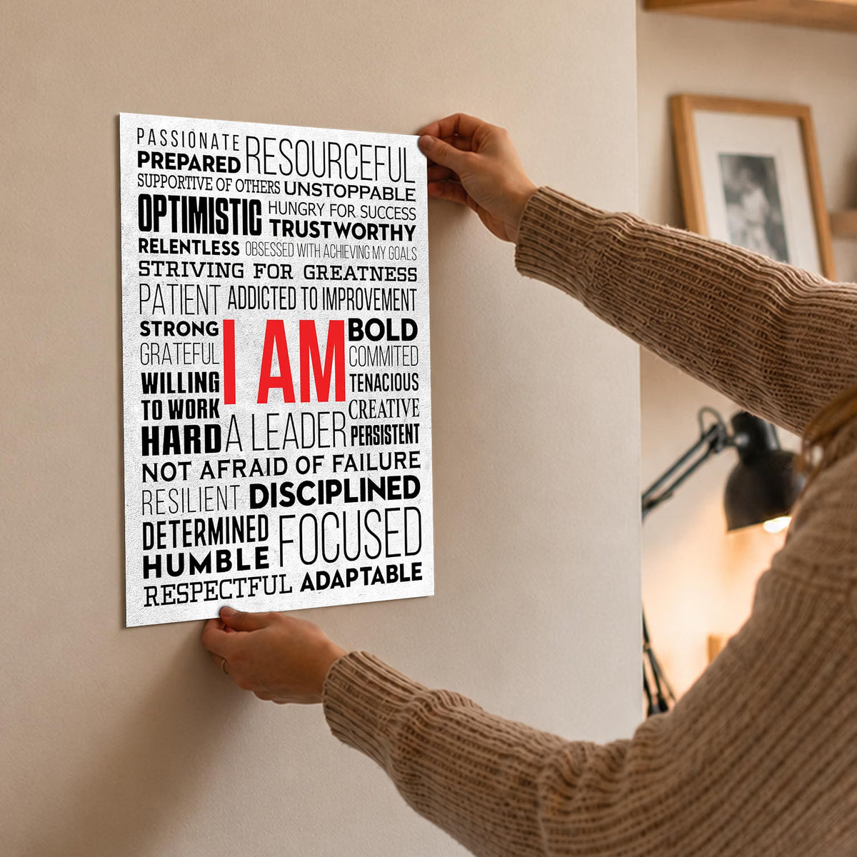 I Am - 12 x 16 Poster