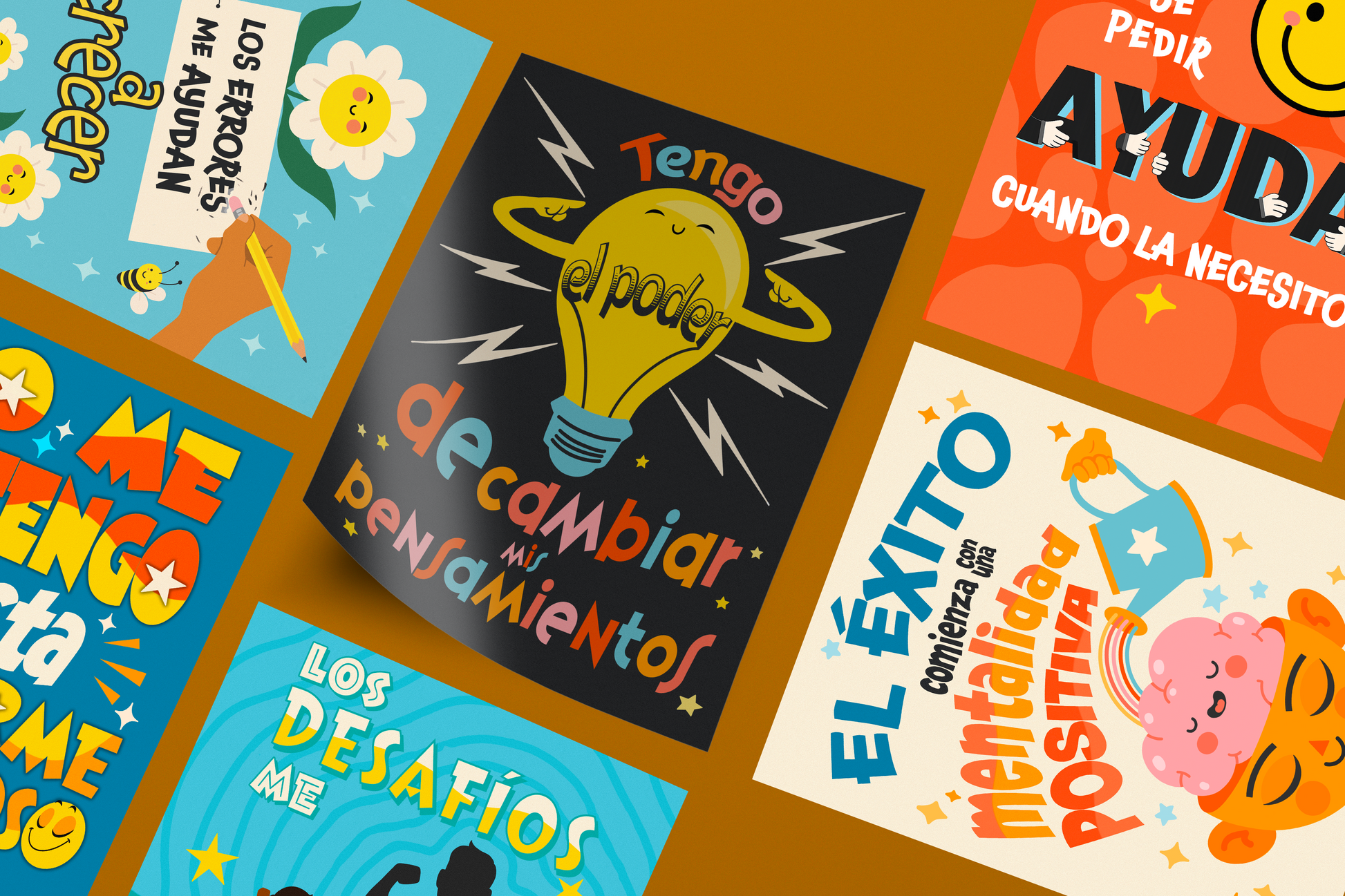 Mentalidad de Crecimiento Juego de 6pc HoneyKick