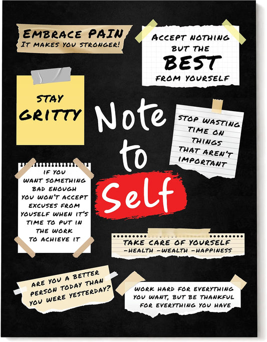 Note to Self - Post-It-Notes Poster