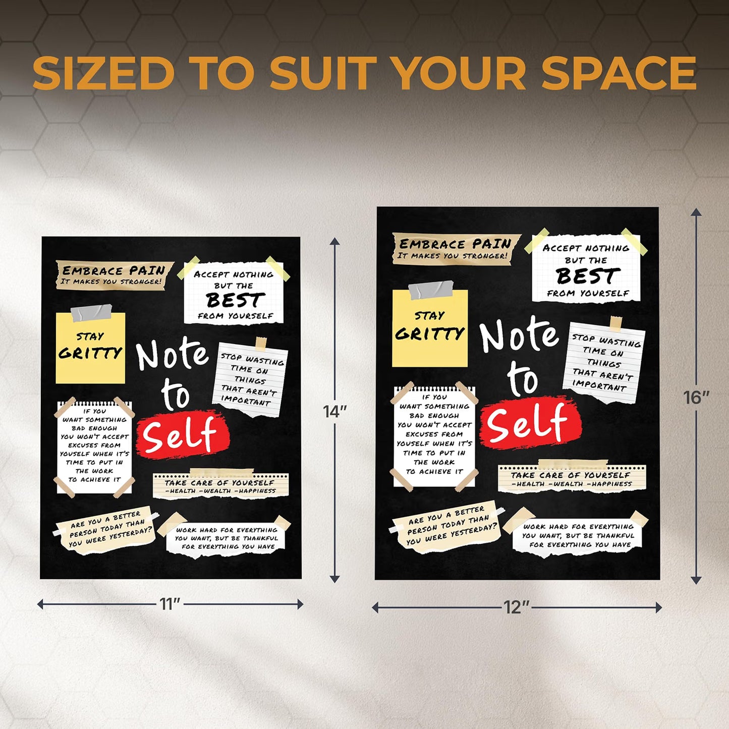 Note to Self - Post-It-Notes Poster