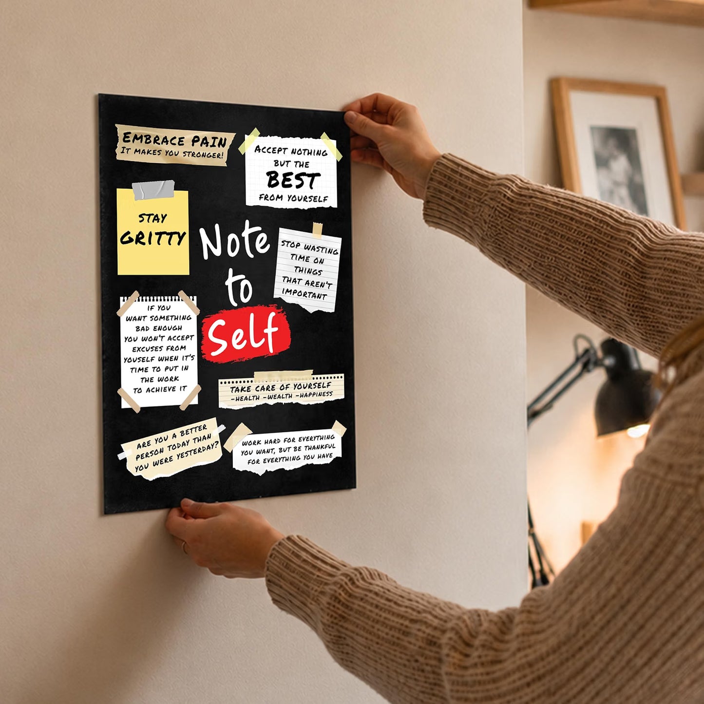 Note to Self - Post-It-Notes Poster
