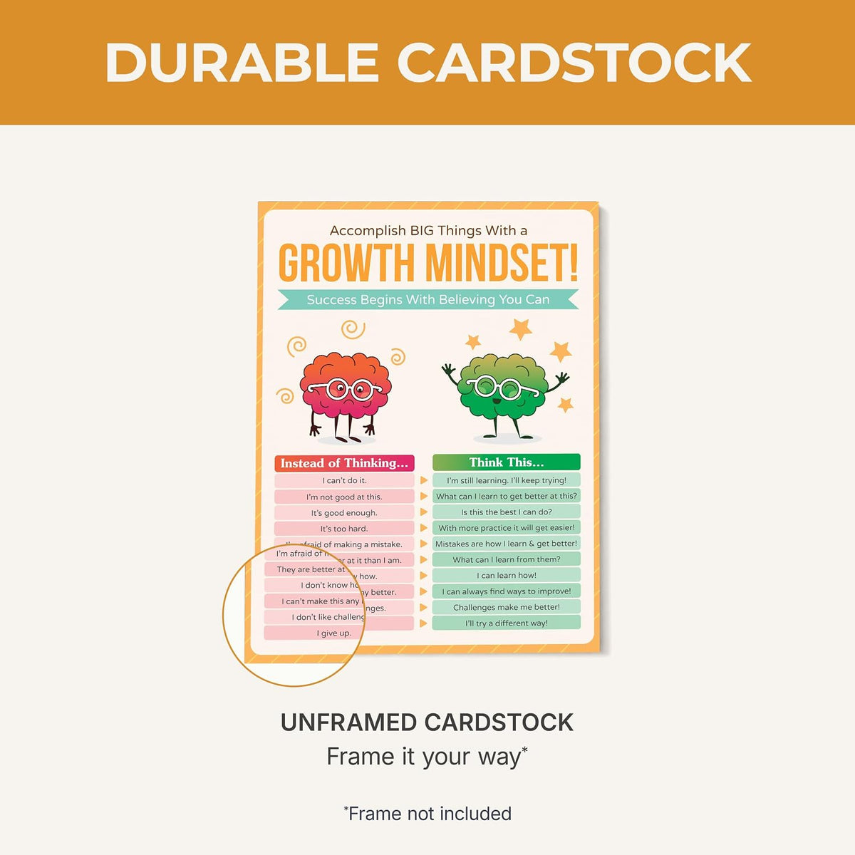 Growth Mindset Poster