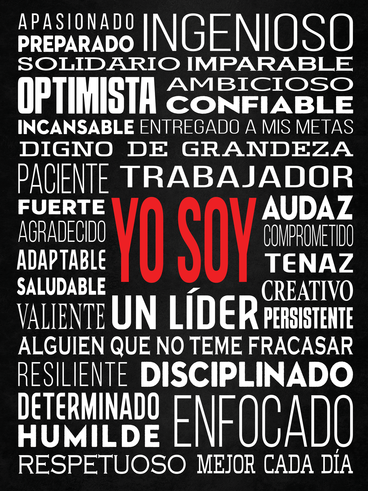 Yo Soy - 12 x 16 Poster