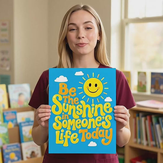 Be the Sunshine - 11 x 14 Poster HoneyKick 